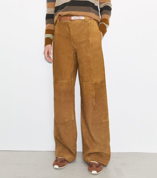 Tory Burch - Quần Relaxed-Fit Suede