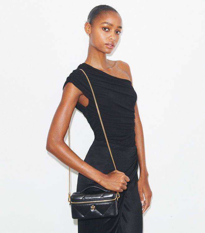 Tory Burch - Túi trang điểm Kira Diamond Quilt East-West