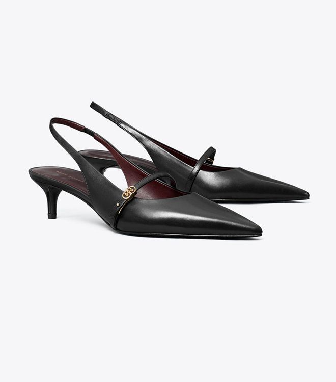 Giày slingback Mary Jane khóa Double T