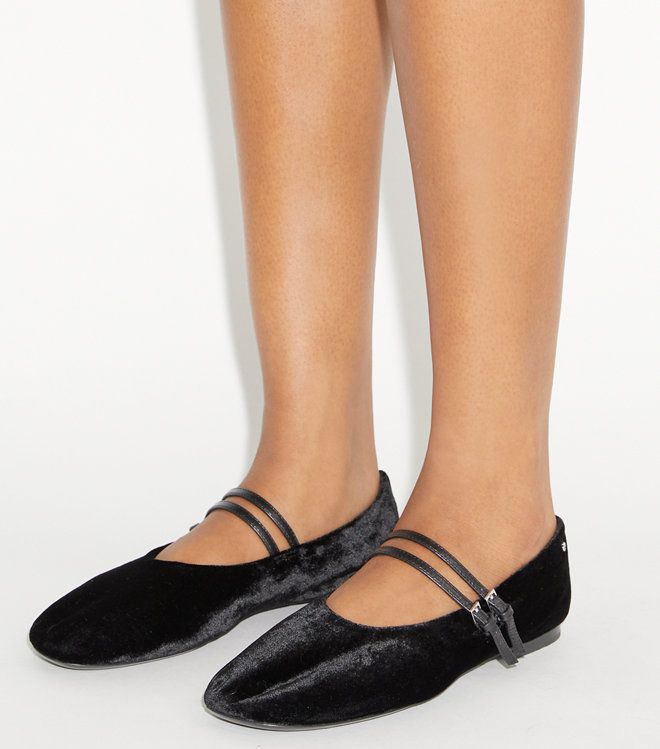 Tory Burch - Giày ballet Mary Jane hai quai