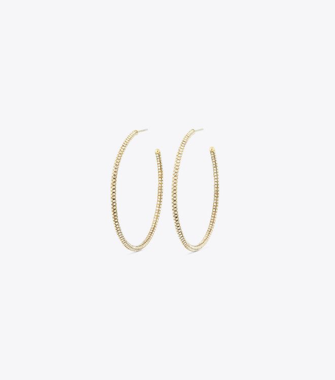 Khuyên tai tròn Icon Pavé Hoop