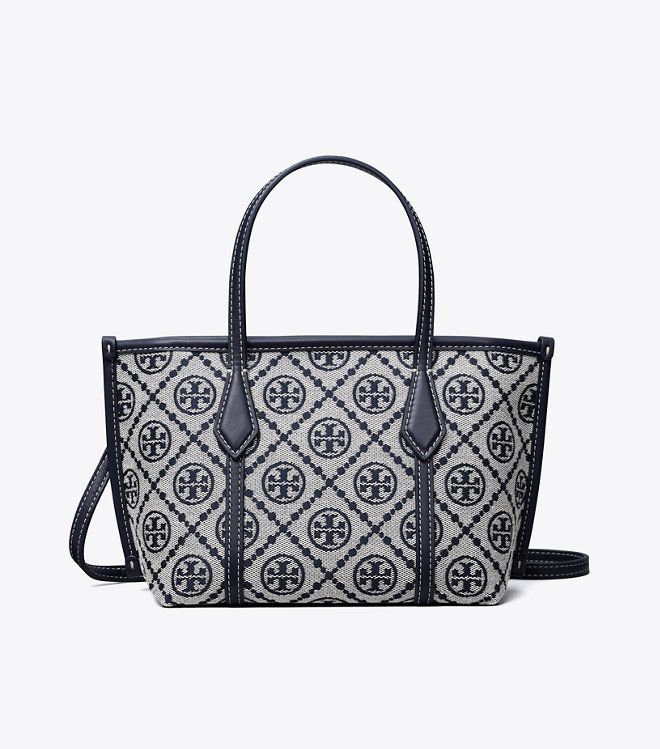 Túi tote mini T Monogram Perry