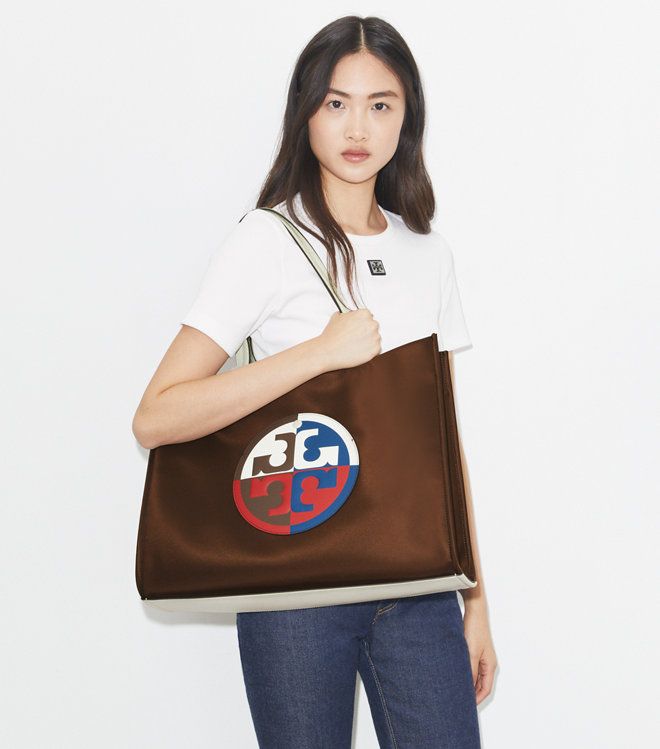 Tory Burch - Túi tote Ella Colorblock