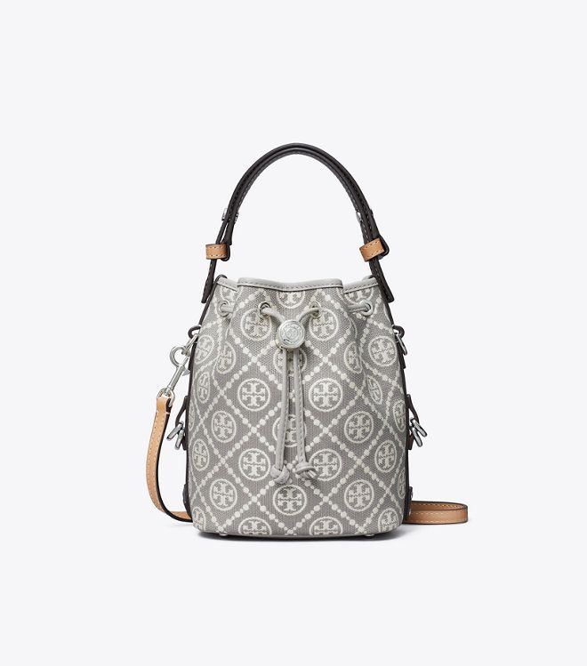 Túi bucket mini T Monogram Utility
