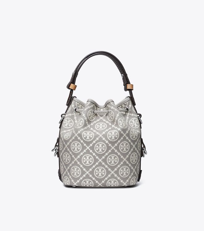 Túi bucket mini T Monogram Utility