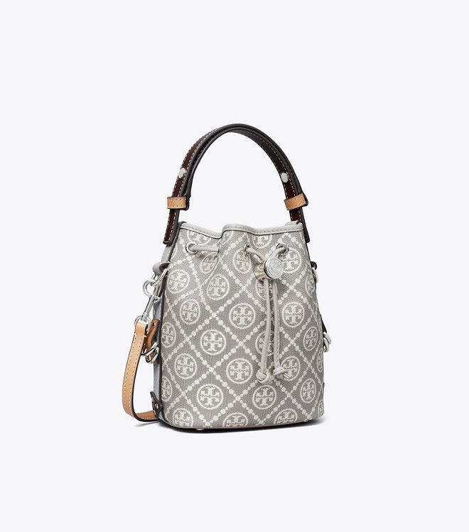 Túi bucket mini T Monogram Utility