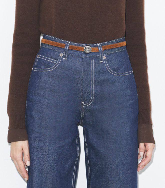 Tory Burch - Thắt Lưng Romy da Suede reversible