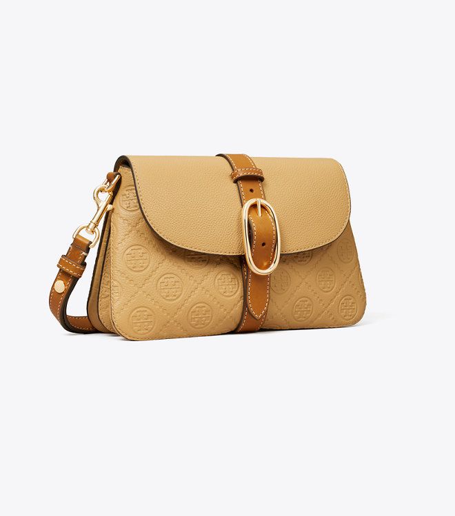 Tory Burch - Túi đeo vai T Monogram Pebbled Soft nhỏ