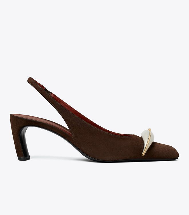 Tory Burch - Giày cao gót slingback Pierced