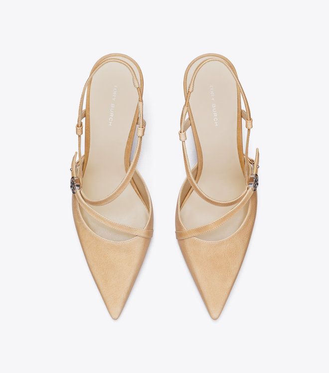 Tory Burch - Giày cao gót Double T Buckle