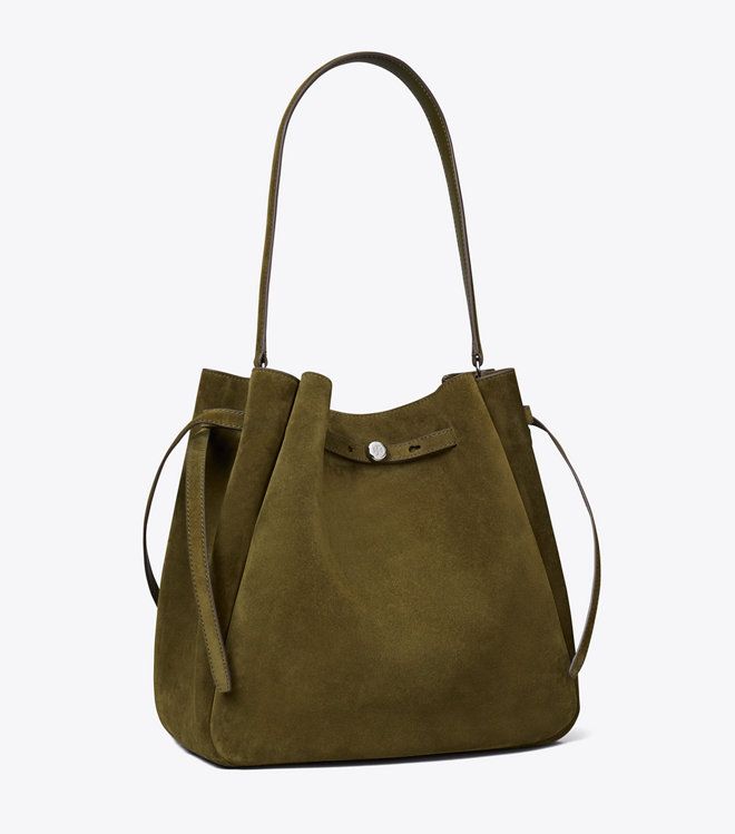 Túi bucket Romy da lộn size lớn