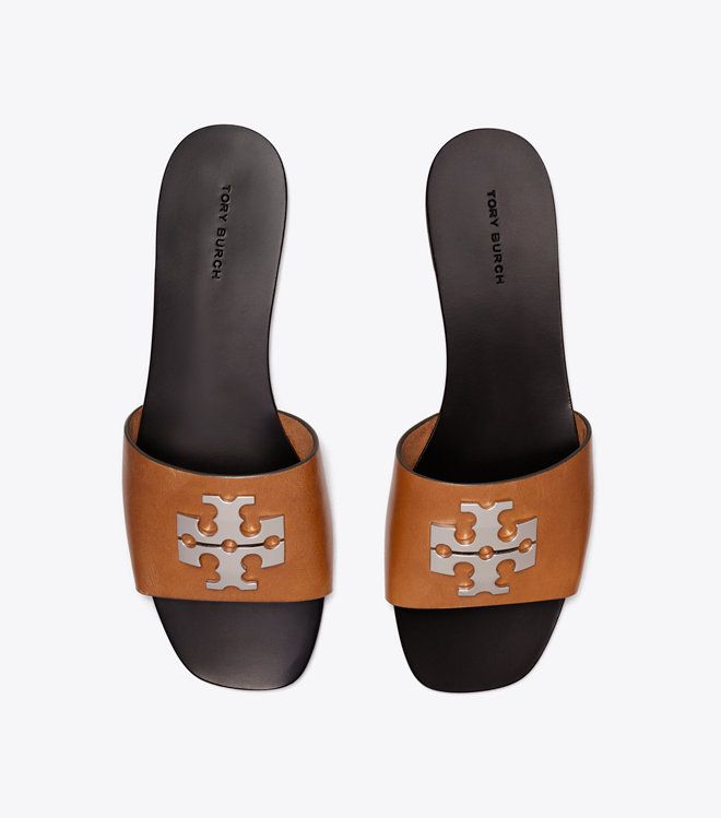 Tory Burch - Dép Charlie Cuoio