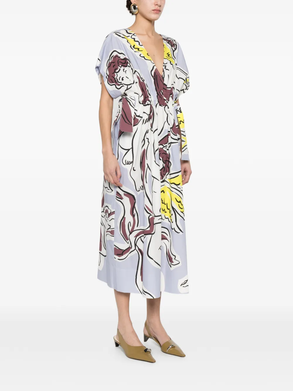 Tory Burch - Váy cotton thắt eo