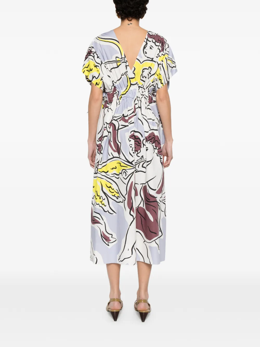 Tory Burch - Váy cotton thắt eo