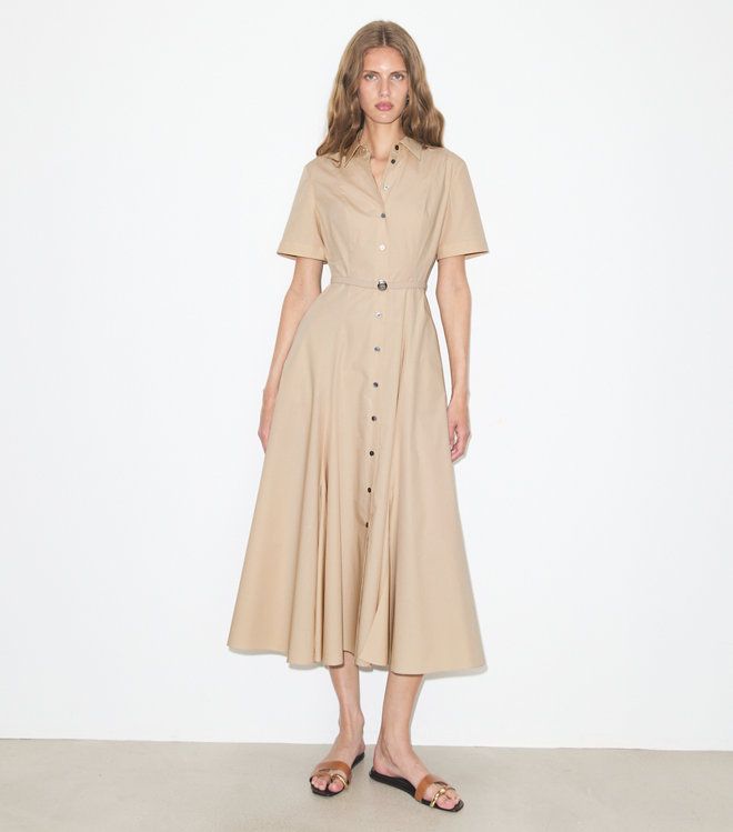 Tory Burch - Đầm sơ mi cotton
