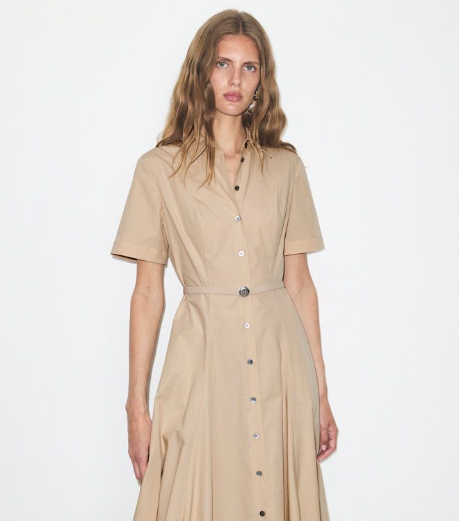 Tory Burch - Đầm sơ mi cotton
