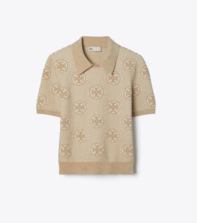Áo polo jacquard nylon