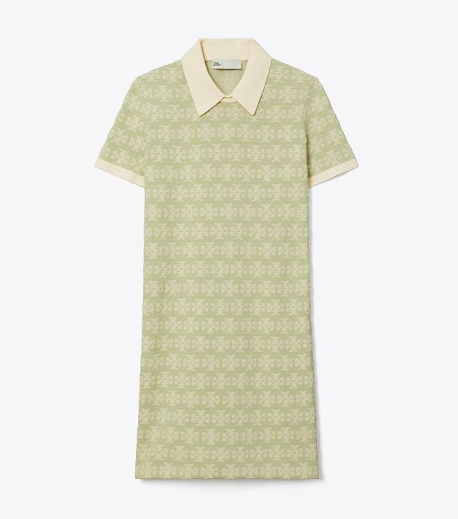 Đầm polo cotton T Monogram