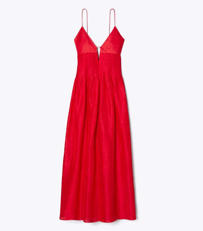 Đầm vải linen
