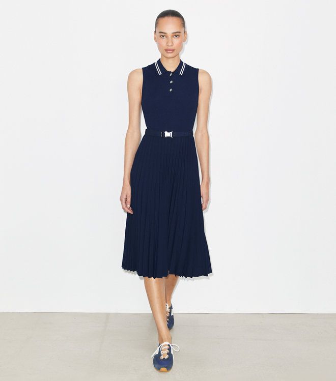Tory Burch - Váy xếp ly viscose