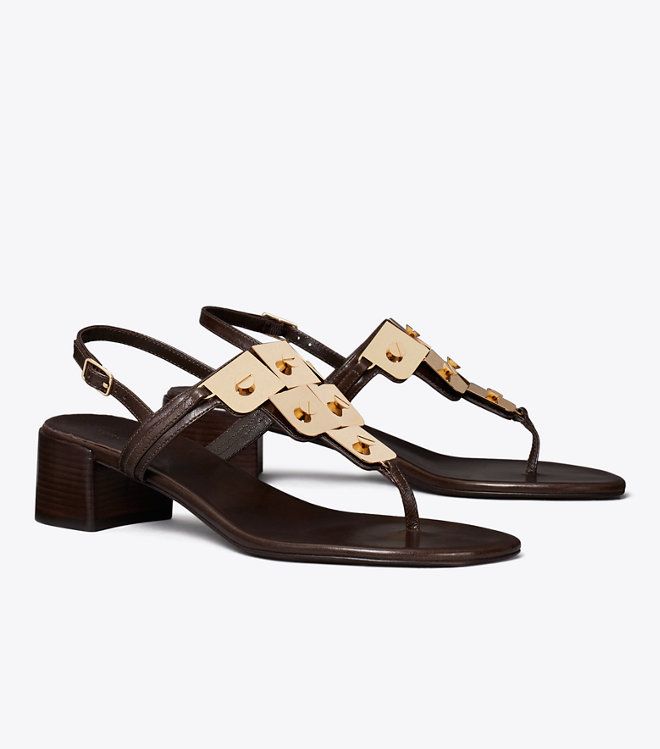 Tory Burch - Sandal cao gót Gladiator Capri