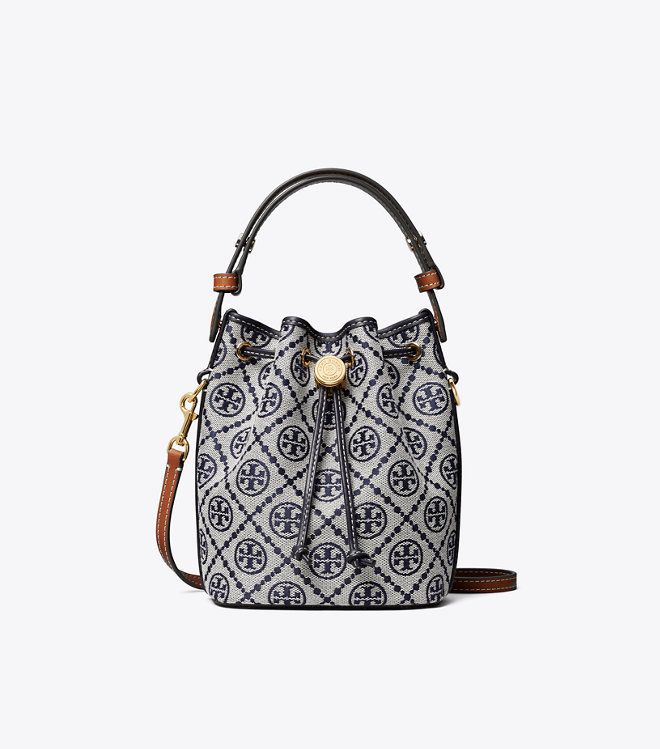Túi bucket mini T Monogram