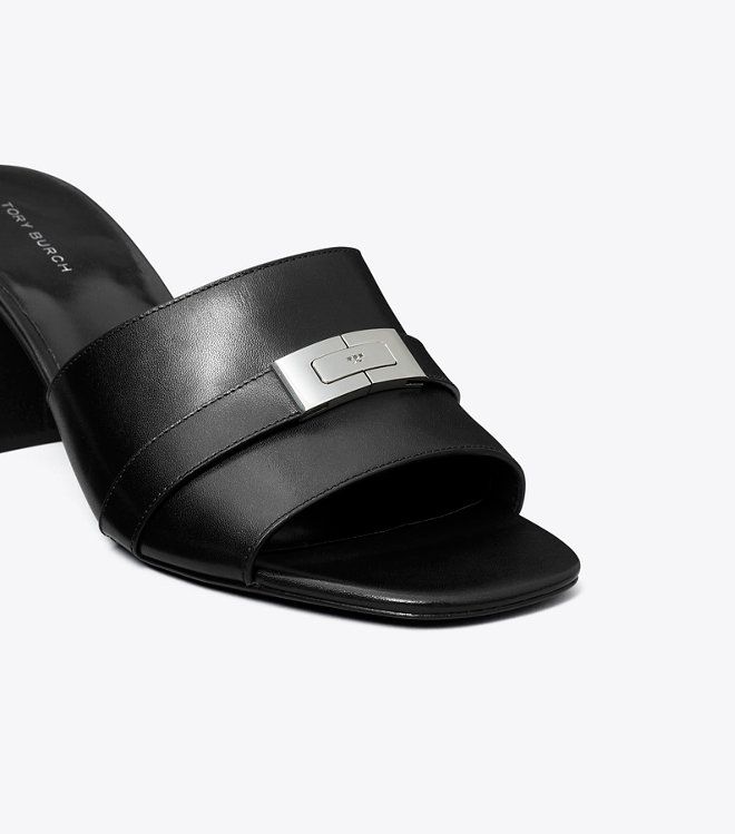 Tory Burch - Sandal mule cao gót Leelee