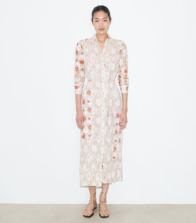 Tory Burch - Đầm sơ mi jacquard