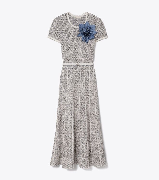 Đầm Appliqué đính hoa