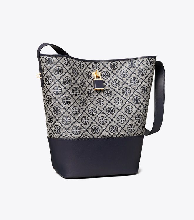 Túi slim bucket T Monogram