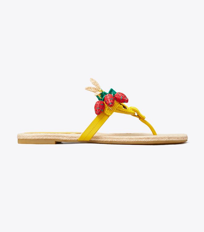 Tory Burch - Sandals espadrille Miller đính hạt