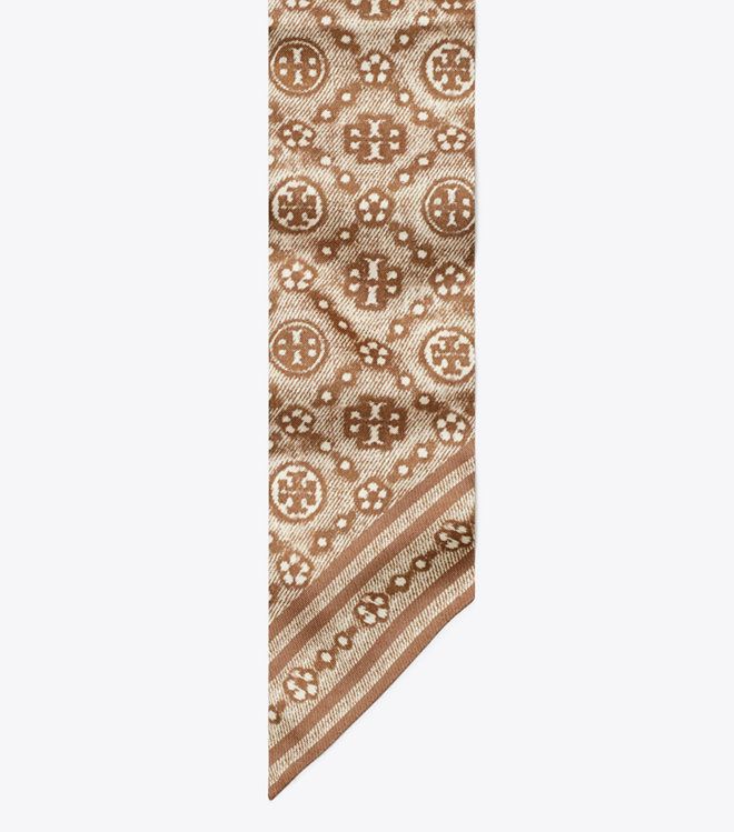 Tory Burch - Ruy băng lụa T Monogram