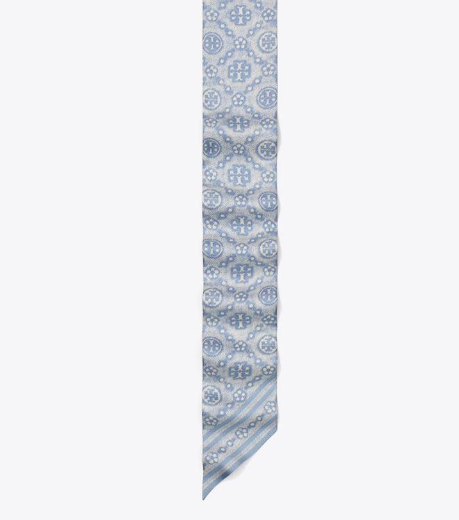 Tory Burch - Ruy băng lụa T Monogram