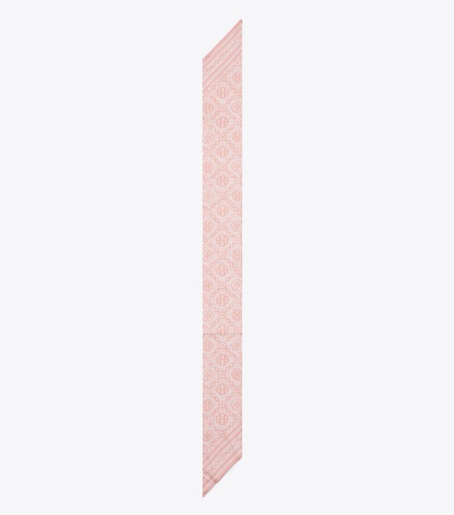 Tory Burch - Ruy băng lụa T Monogram