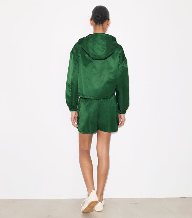 Tory Burch - Áo khoác nylon dáng cropped