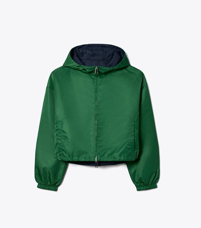 Tory Burch - Áo khoác nylon dáng cropped