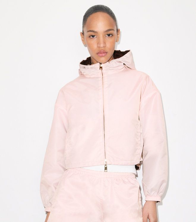 Tory Burch - Áo khoác nylon dáng cropped