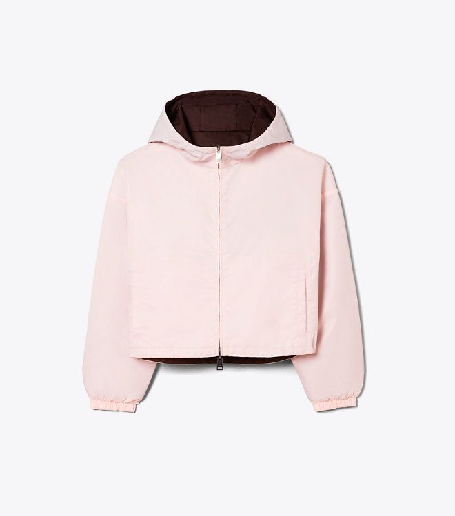 Tory Burch - Áo khoác nylon dáng cropped
