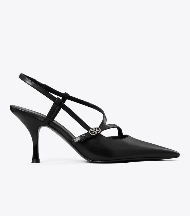 Tory Burch - Giày cao gót Double T Buckle