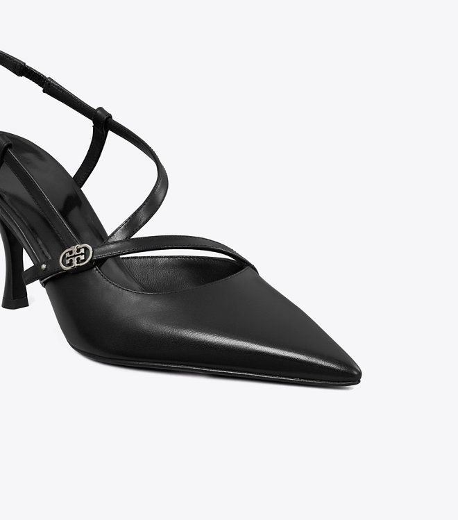 Tory Burch - Giày cao gót Double T Buckle