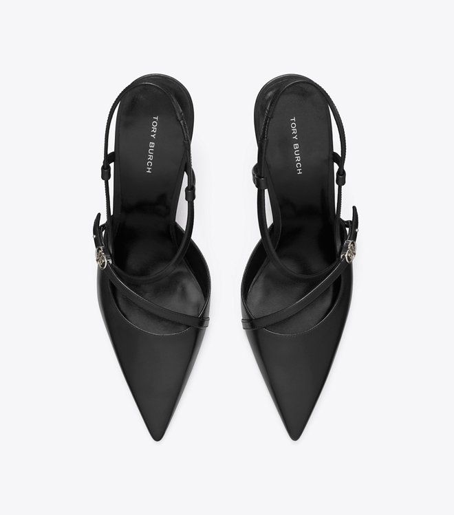 Tory Burch - Giày cao gót Double T Buckle