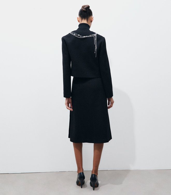 Áo Khoác Embellished Boucle Jacket