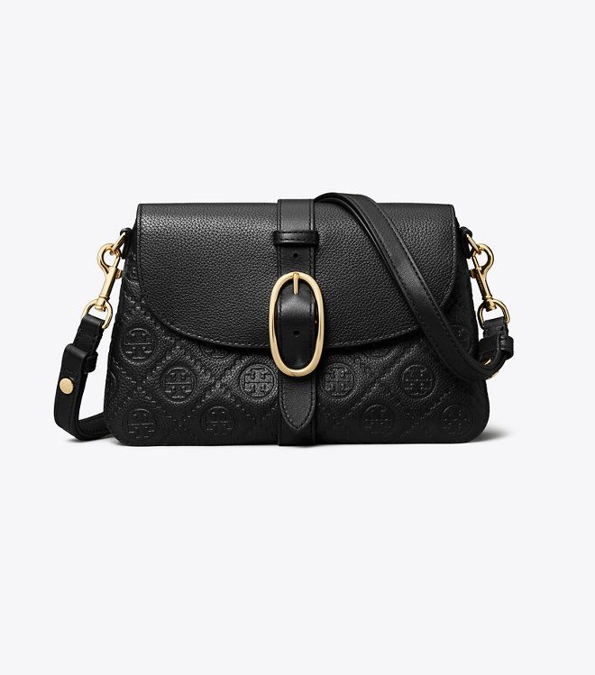 Tory Burch - Túi đeo vai T Monogram Pebbled Soft nhỏ
