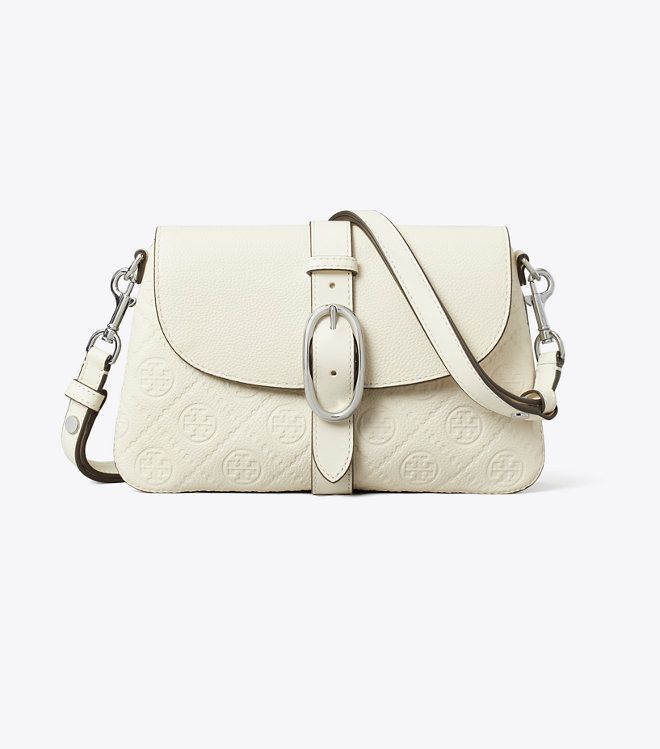 Tory Burch - Túi đeo vai T Monogram Pebbled Soft nhỏ