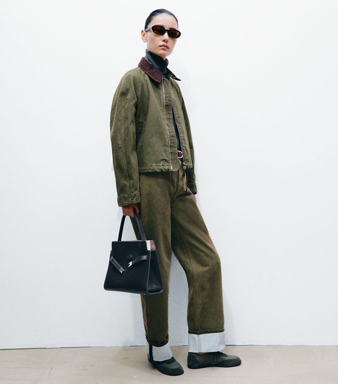 Áo khoác bomber denim