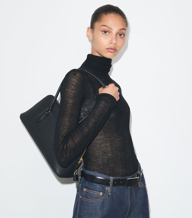 Tory Burch - Túi satchel Lock East-West