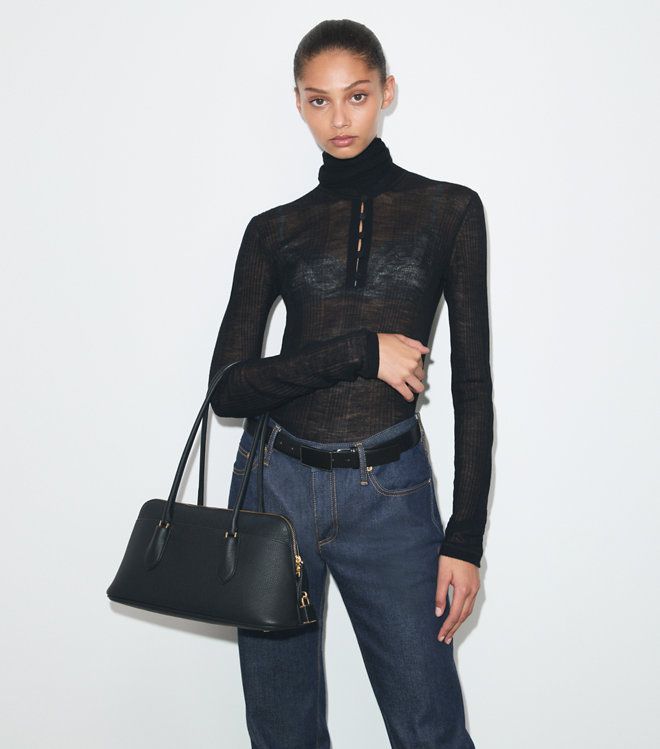 Tory Burch - Túi satchel Lock East-West