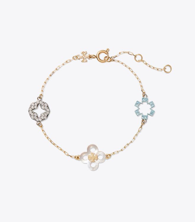 Tory Burch - Vòng tay đính đá Forget Me Not