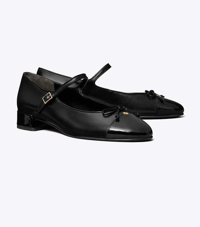Giày Mary Jane mũi cap-toe