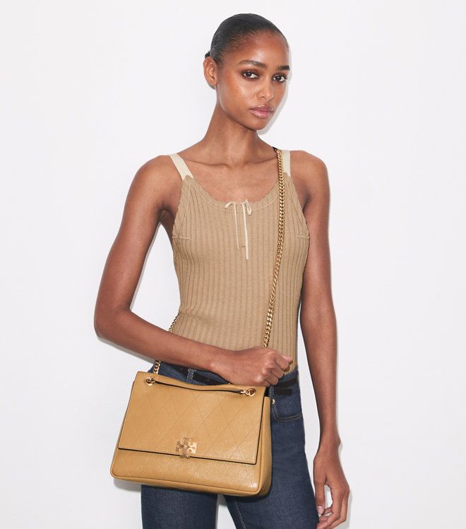 Tory Burch - Túi đeo vai Charlie Quilted